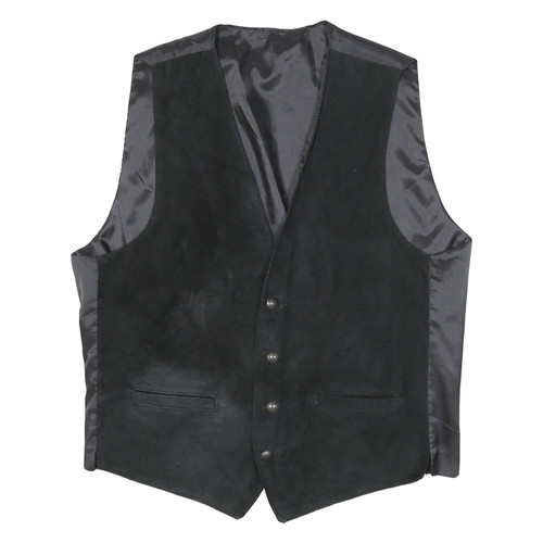 Mens black wax - wax, leather