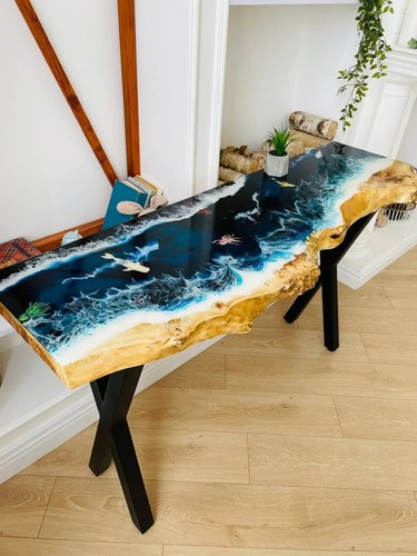 Live edge entry table - entry, table,