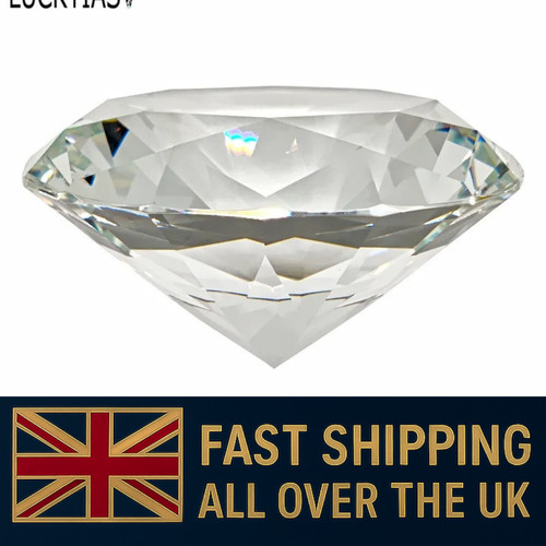 Clear crystal diamond glass - clear,