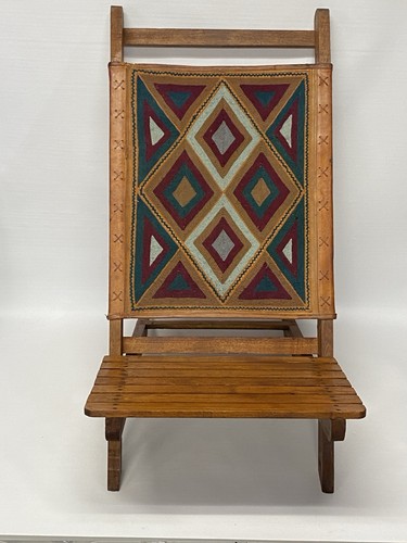 Antique handmade wood leather - antique,