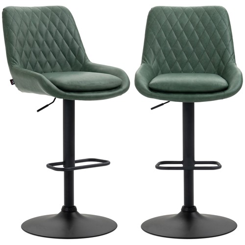 Homcom leather padded bar - leather,