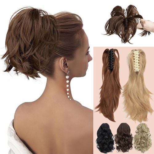 Thick hair ponytail clip - hair, in