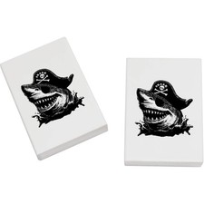 2 x 45mm 'Pirate Shark '