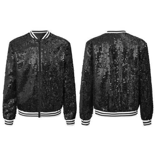 Girls sequin jacket long - uk,