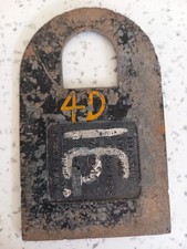 Original Metal Plate From Film
