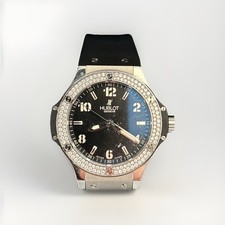 HUBLOT Big Bang Steel Diamond 38mm 361.SX.1270.RX.1104 Stainless Steel / Rub...