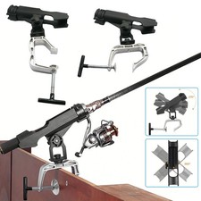 2x Fishing Rod Holder w/ Clamp