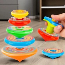 Kids Stacked Spinning Tops