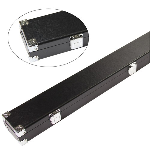 Long hard black cue - cue, case