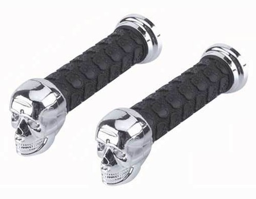 Bicycle grips skulls - grips, skulls/skulls