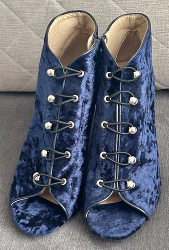 Blue kaleidoscope open toed - open,