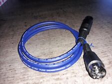 QUAD 33,34,44 TO 303.405 VAN DAMME HQ OFC SILVER PLATED 4 PIN TO 4 PIN DIN CABLE