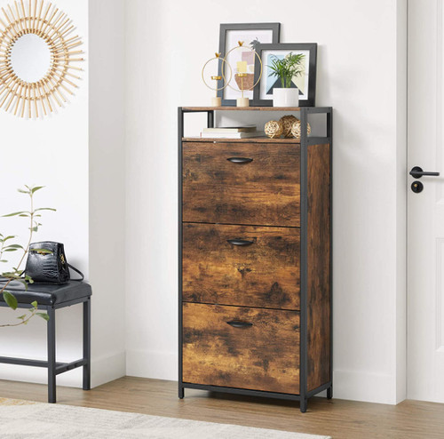 Industrial shoe cabinet tall - industrial,