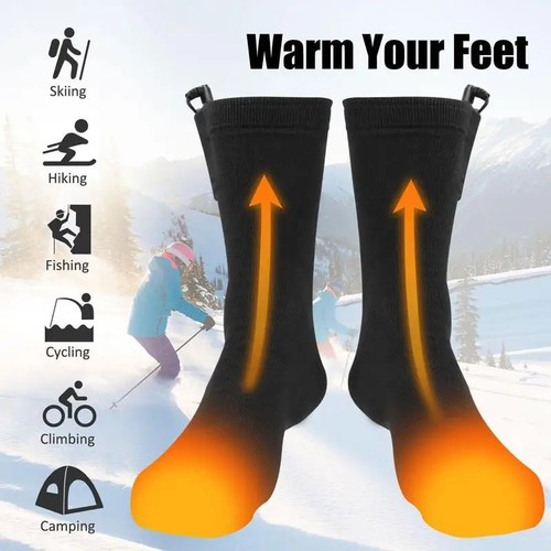 Winter electric heated socks - heated,