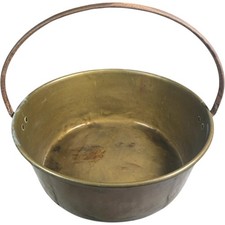 Vintage Brass Jam Pan Preserve