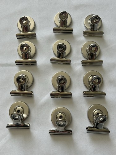 Bulldog clips fridge magnet - clips,