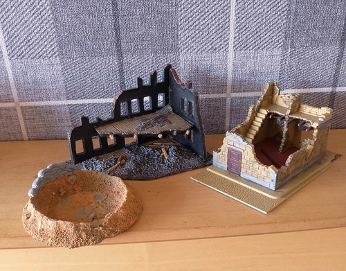Ruined city table top - city,