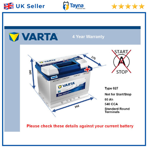 Car battery d24 - d24, 027