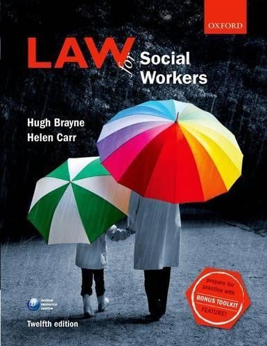 Law for social workers - law,