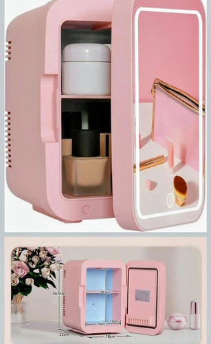 Mirrored beauty fridge - 6l,
