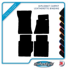 Fits S Class W116 1972-1981 Luxury BLACK tailored car mats
