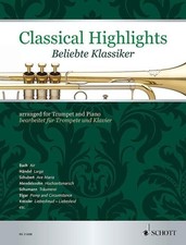 Sheet Music 23 Popular Classics for Trumpet with Online Audio