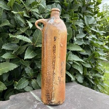 Salt Glazed Genever Stoneware Jug Imprinted 28 Old Fashioned Dutch Gin Bottle