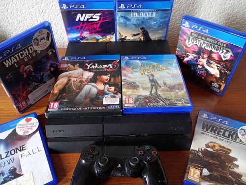 Ps4 console 500gb games - ps4, games,