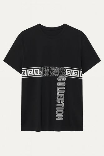 Versace collection black crew - versace,