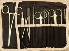 12 Pcs General Surgery Veterinary Dissecting Kit Surgical Instruments Dentistry