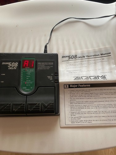 Zoom 508 delay - delay, pedal