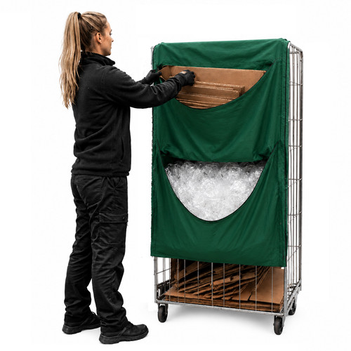 Green cage sack - cage, roll