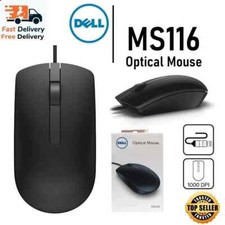 Wired USB Dell Optical Mouse