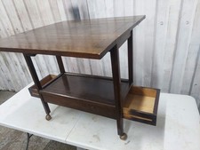 Vintage Wooden Drop Leaf Tea