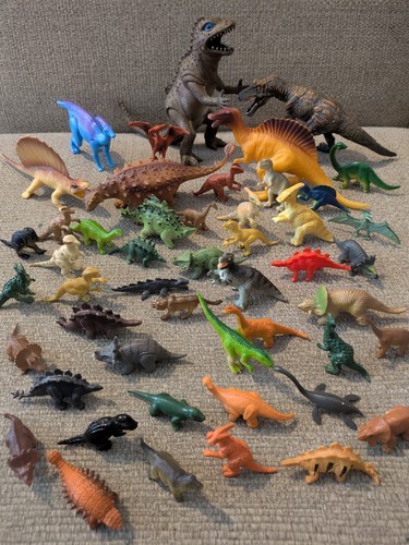 Large collection dinosaur - collection, of