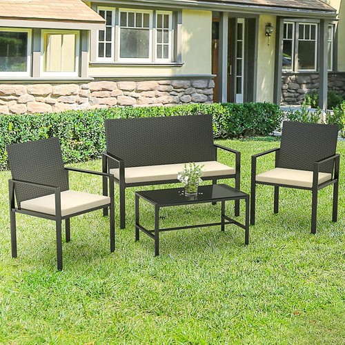 Piece garden sofa set table - 4,