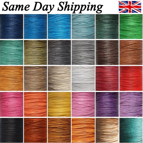 Waxed cotton cord 1mm 10m - ,10m, to