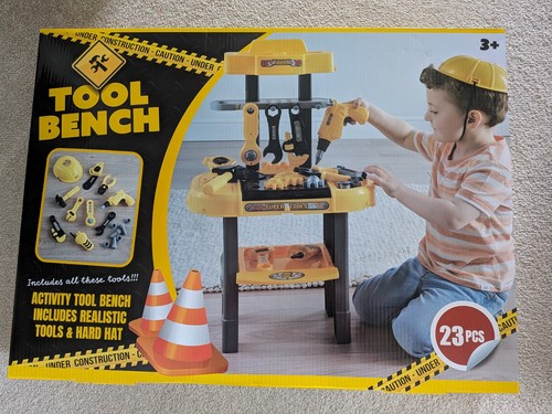 Childrens 23pc tool bench - childrens,