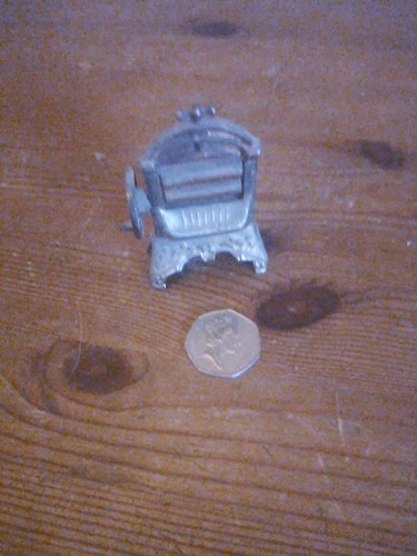 Used brass ornament shaped - -,