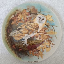 RARE Coalport Collector’s Plate – Barn Owl by  1989, Limited Edition 122D