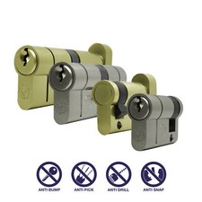 High security euro cylinder - security,