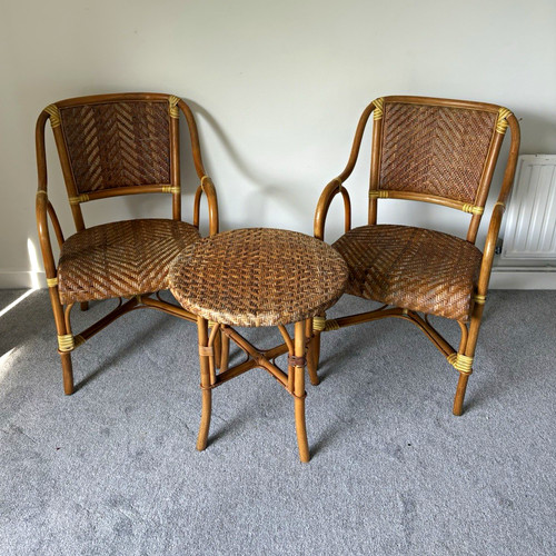 Vintage cane rattan - cane, 3