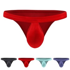 Men Enhance Pouch Thong Bikini