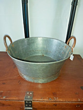 HANDMADE INDIAN GALVANISED TUB