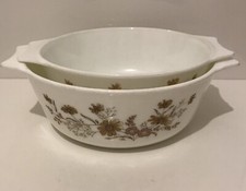 Set of 2 Pyrex Country Autumn