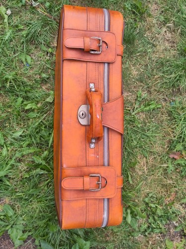 Suitcase vintage 1970s - vintage, faux