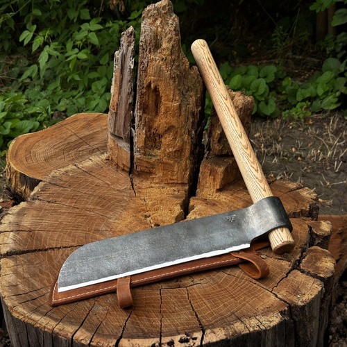 Wood splitting froe - wood, hand