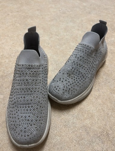 Grey silver sparkling ladies - grey, /silver