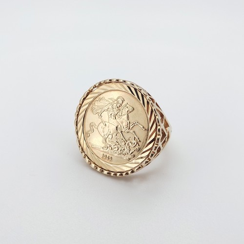 9ct gold george - 9ct, st