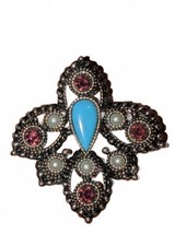 Vintage 1974 Sarah Coventry Imperial Cross Brooch